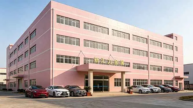Xinhuili Metal factory and manufacturing facility in Foshan, China