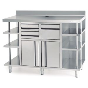 Stainless Steel Back Bar Coffee Unit