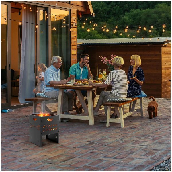 Fire bowl - 30 x 30 x 40 cm - interlocking - Image 8