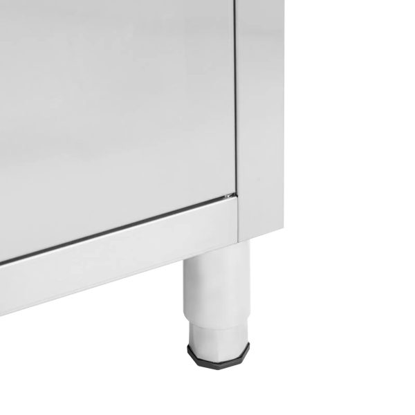 Coffee Cabinet for Coffee Machine - 2 drawers - tilting container - backsplash - 60 x 82 x 95 cm - Image 7