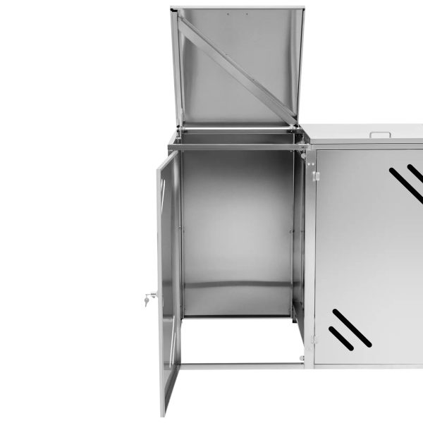 Wheelie Bin Storage - 3 x 240 l - air vents - Image 4