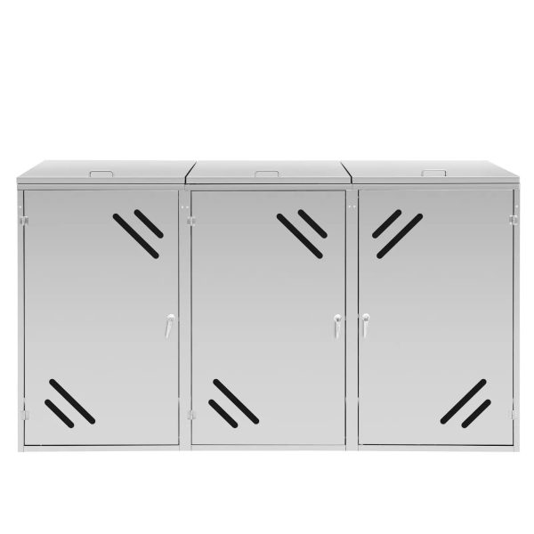 Wheelie Bin Storage - 3 x 240 l - air vents - Image 3