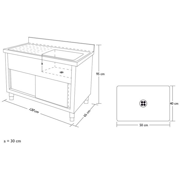 Kitchen unit - 120 cm - Image 7