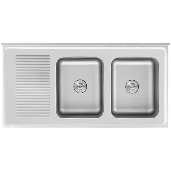 Commercial Kitchen Sink - 2 basins - Image 3