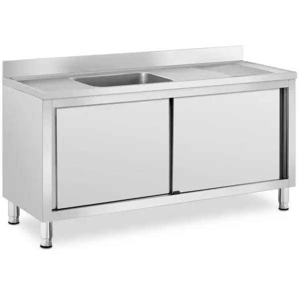 Commercial Kitchen Sink - 1 basin with platform