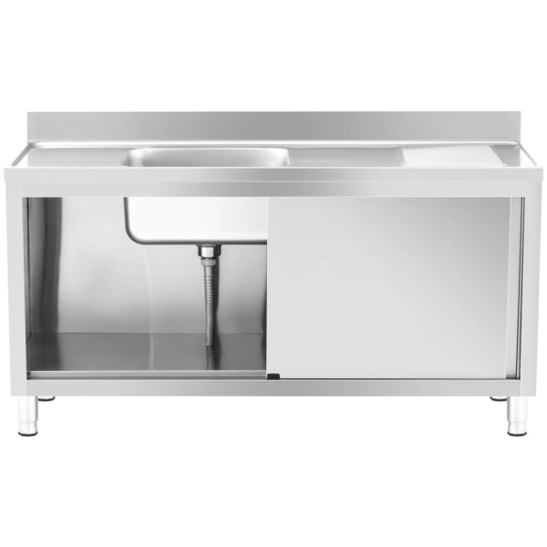 Commercial Kitchen Sink - 1 basin with platform - Image 2